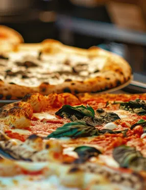 two pizzas