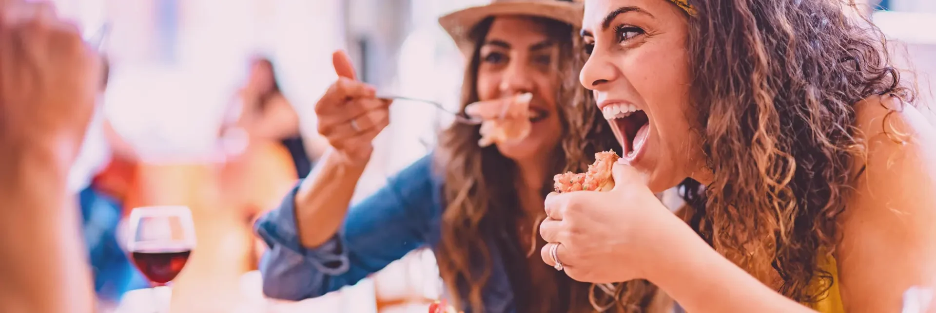 women eating